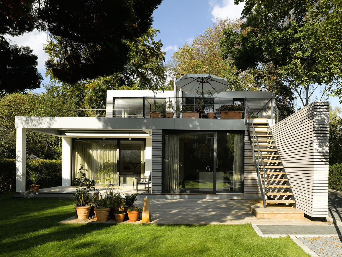 Haus W - Neubau einer modernen Villa, scoopstudio scoopstudio Modern houses