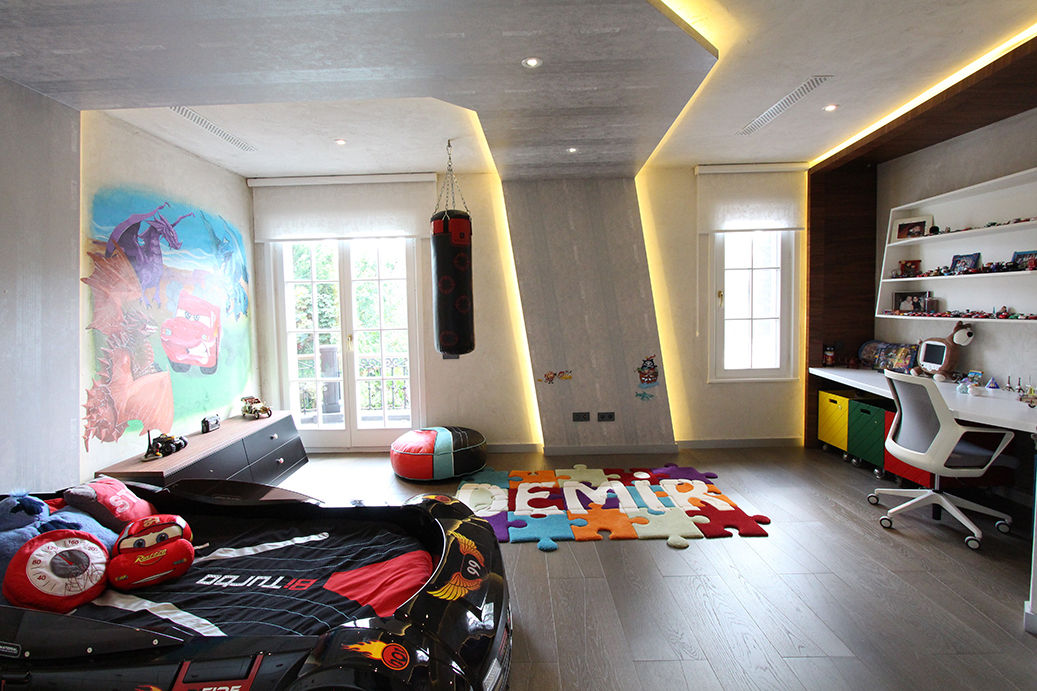 Contemporary Classical Villa in Kemer Golf & Country, Orkun Indere Interiors Orkun Indere Interiors Nursery/kid’s room