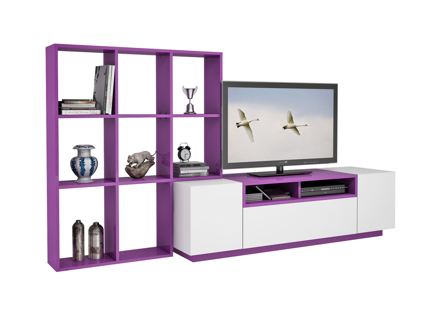 homify Modern living room TV stands & cabinets