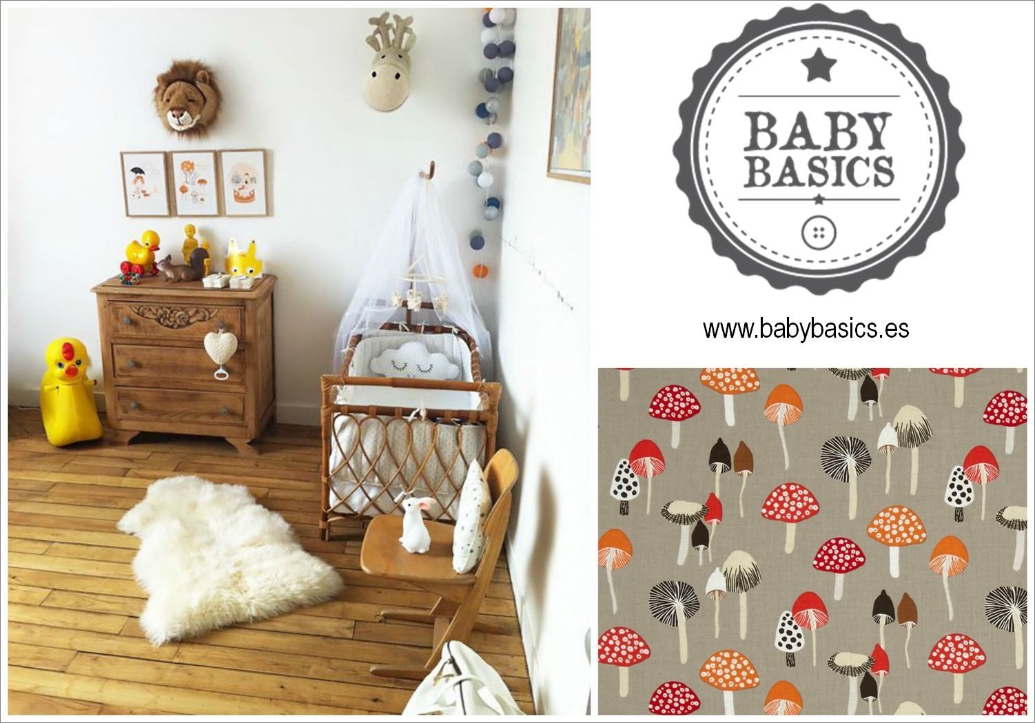 INSPÍRATE Y CREA TU PUF BABYBASICS, BabyBasics BabyBasics غرفة الاطفال Accessories & decoration