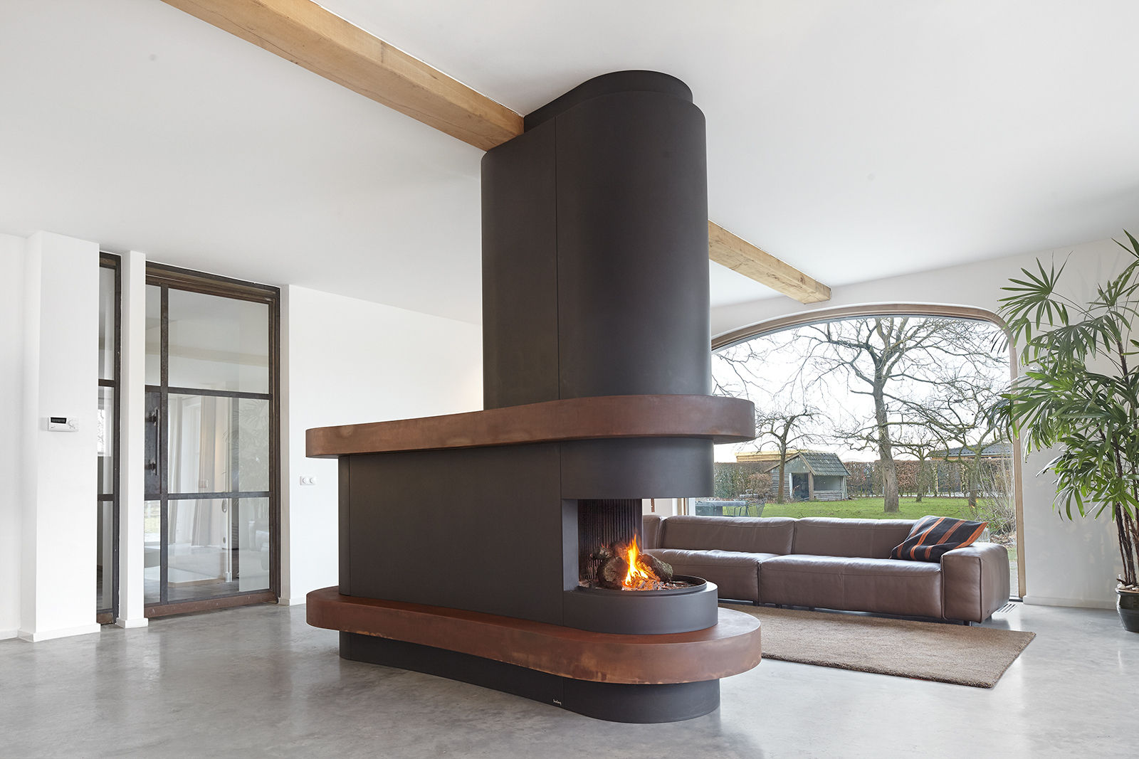 project 'Vlijmen', Boley Boley Salas de estilo industrial Chimeneas y accesorios