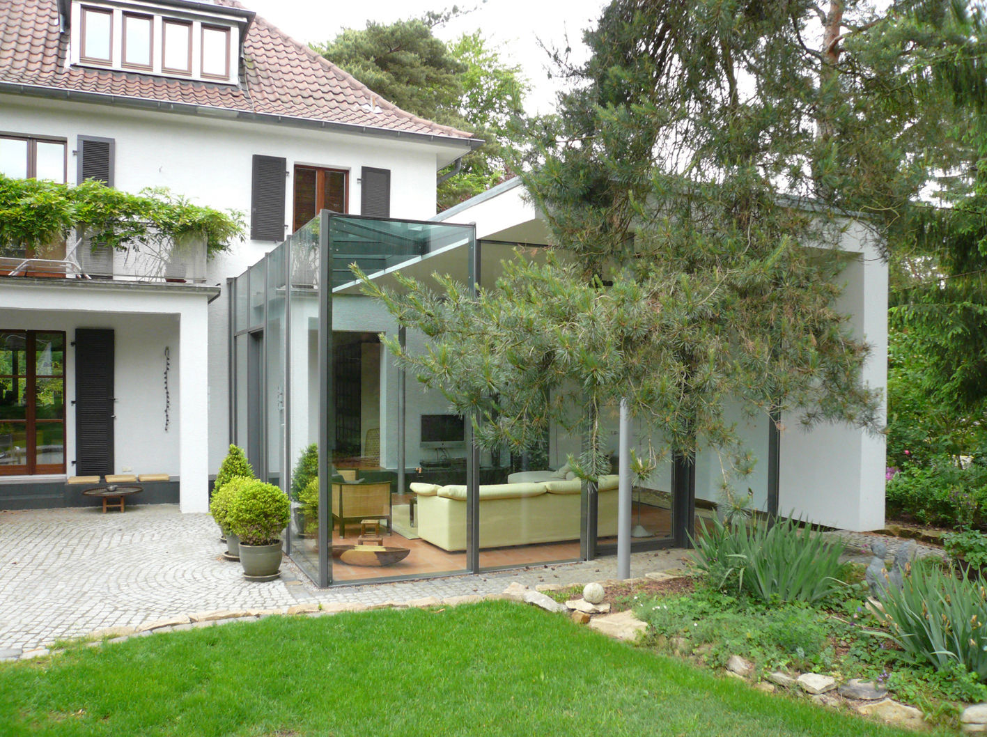 Haus N, Claus + Pretzsch Architekten BDA Claus + Pretzsch Architekten BDA Jardin d'hiver moderne