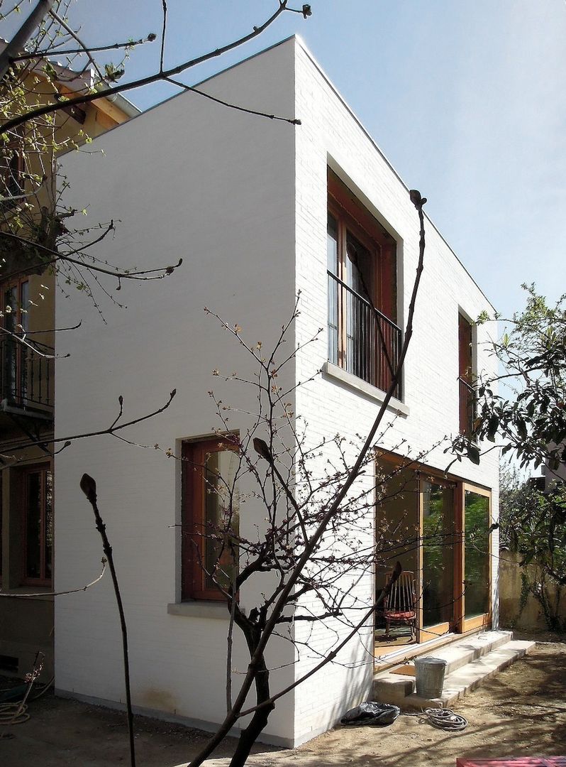 Réhabilitation et extension d'une maison de ville à Lyon, Gerald Lafond architecte Gerald Lafond architecte Casas modernas