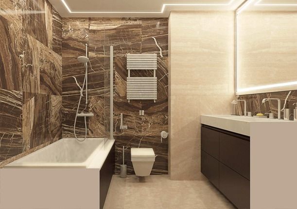 ARMINE AREA, Павел Белый и дизайнеры Павел Белый и дизайнеры Baños de estilo minimalista