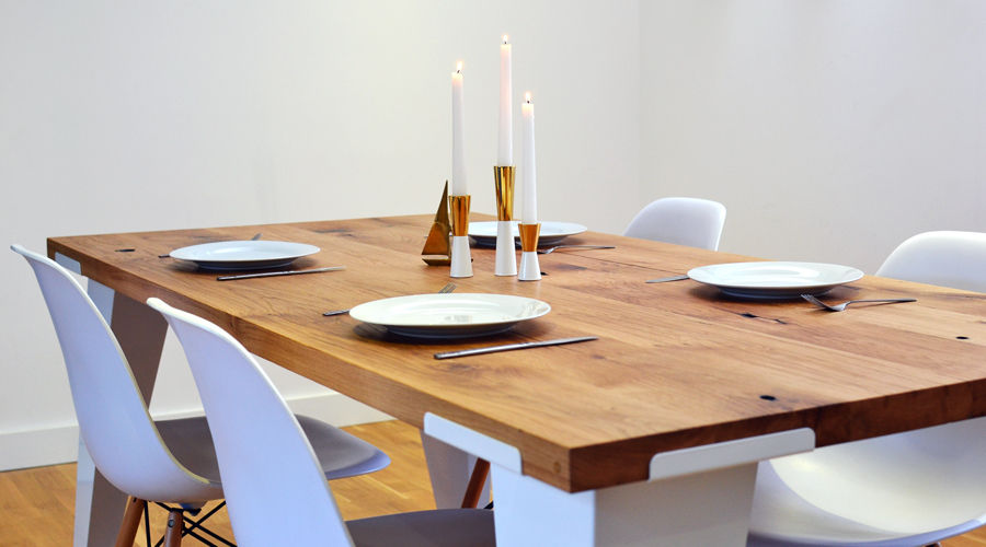 homify Minimalist dining room Tables