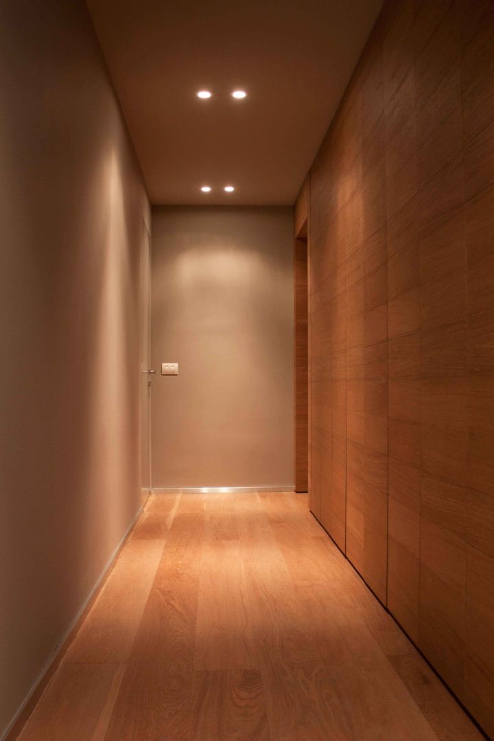 casa CR, davide petronici | architettura davide petronici | architettura Modern Corridor, Hallway and Staircase