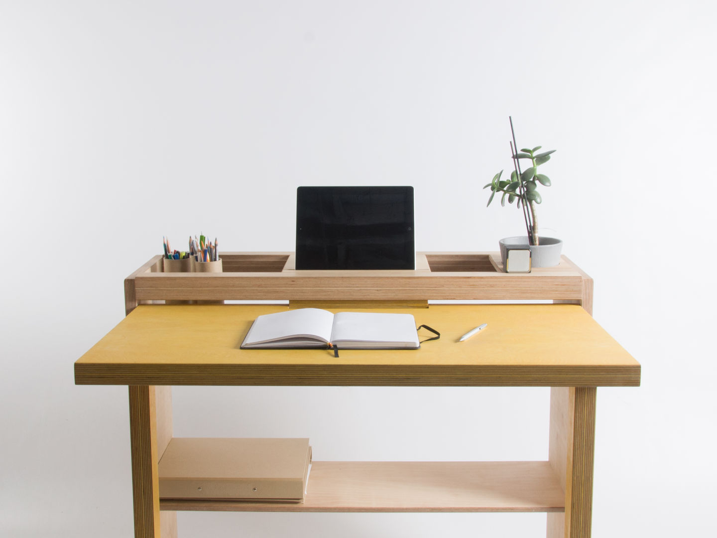 Drop-Leaf Tablet Desk, Bee9 Bee9 Minimalist study/office Desks