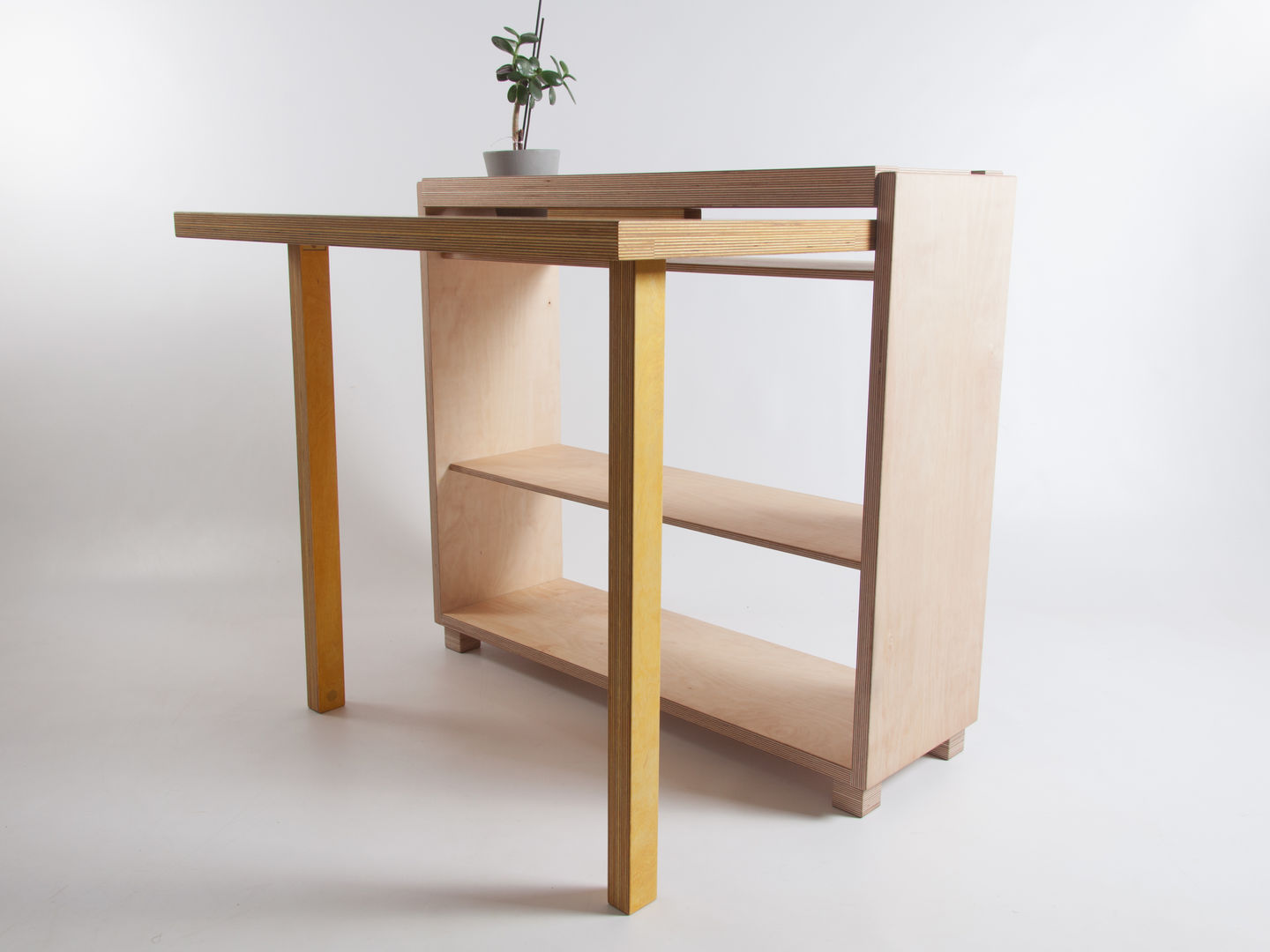 Drop-Leaf Tablet Desk, Bee9 Bee9 Minimalistische studeerkamer Bureaus