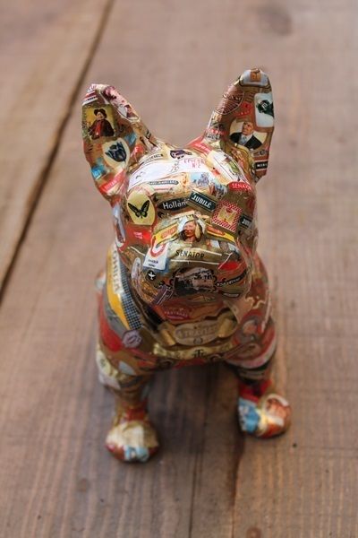 statue bouledogue b2ccreation décoration Autres espaces Sculptures