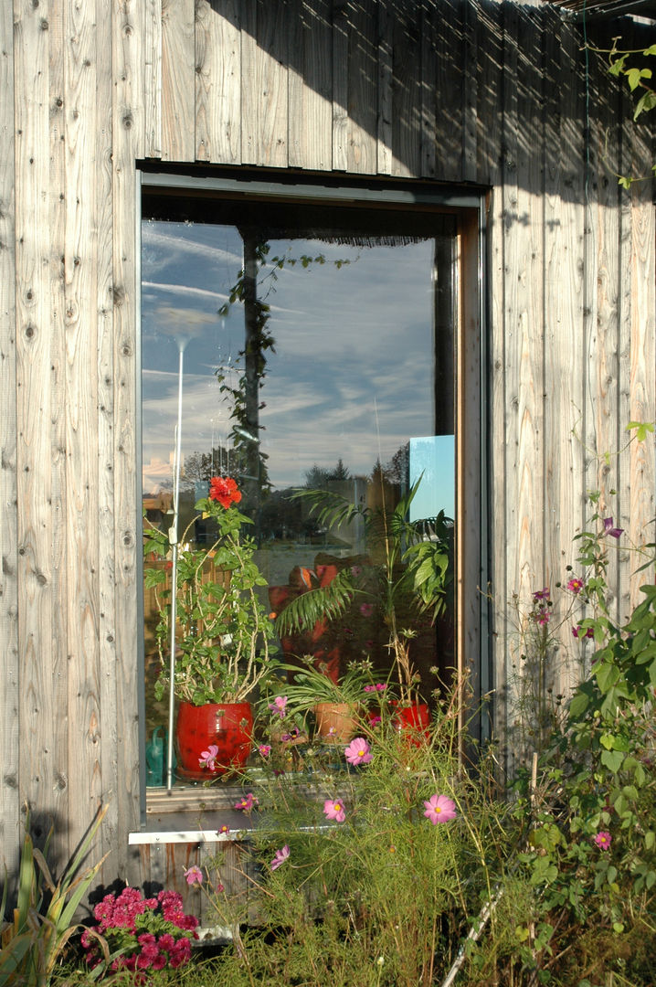 Yourte en bois, Virginie Farges Virginie Farges Modern houses