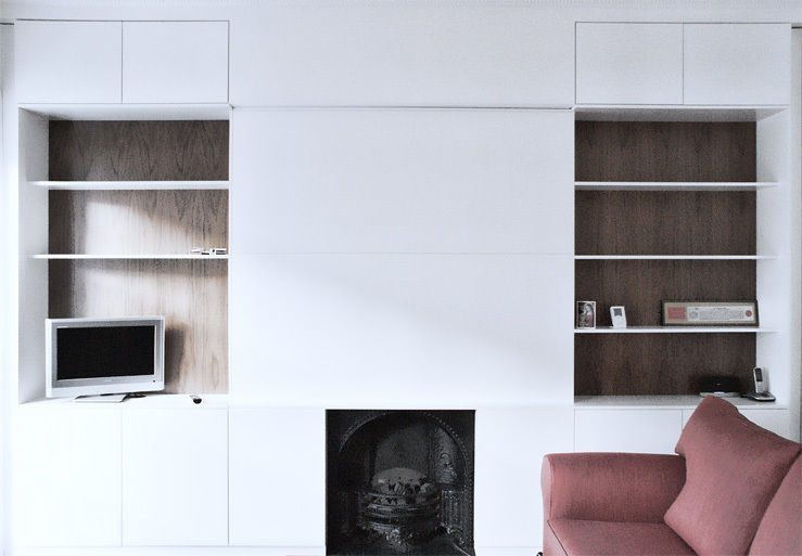 Living Room CBOArchitects Гостиная в стиле минимализм