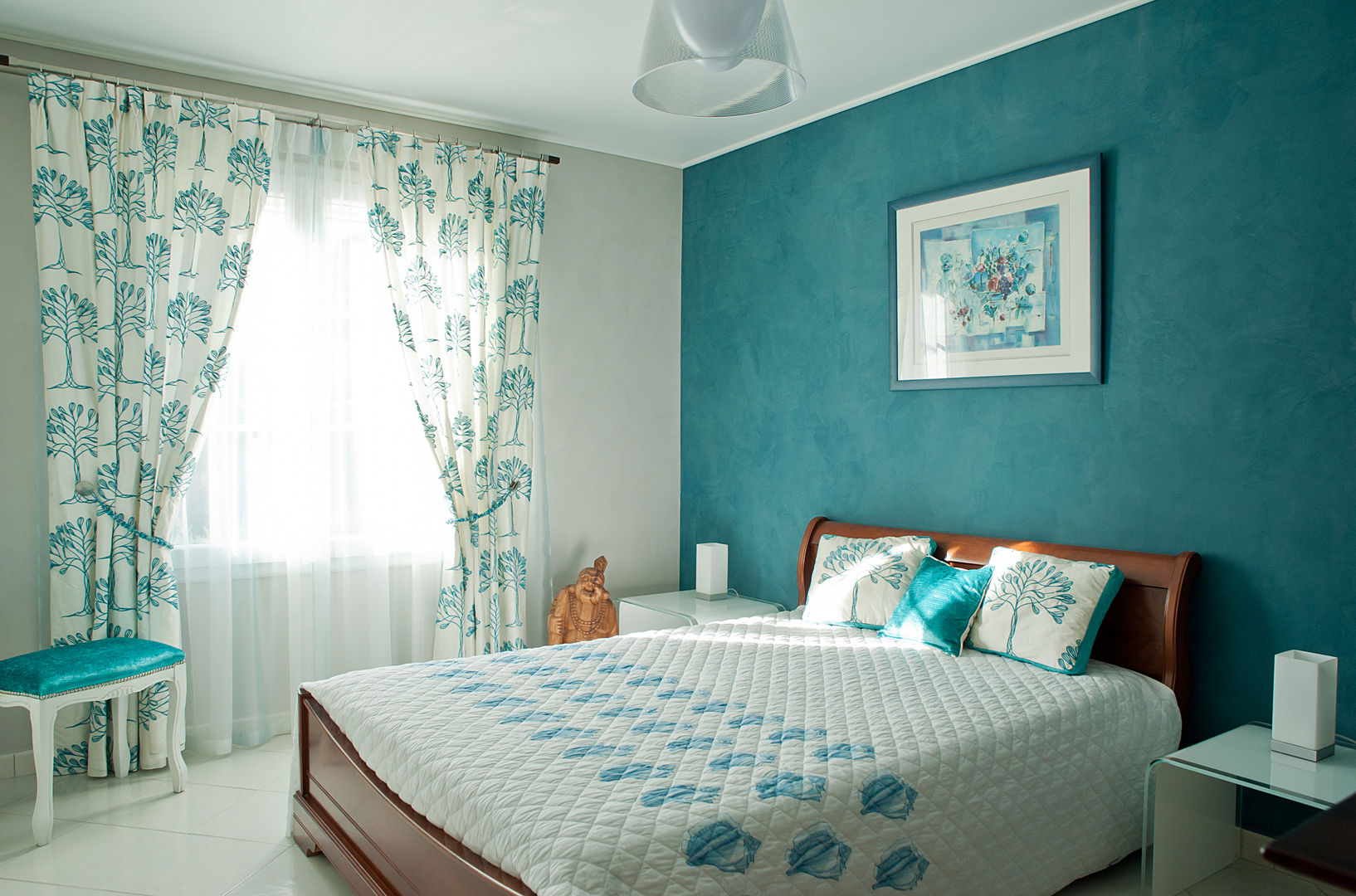 Boulouris - chambre bleue , B.Inside B.Inside Dormitorios de estilo rústico