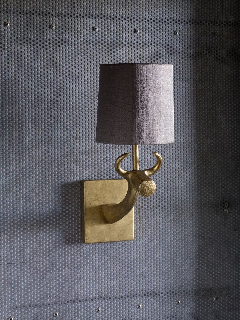 Cow Wall Light - Mister Smith interiors homify Eclectic style corridor, hallway & stairs Lighting