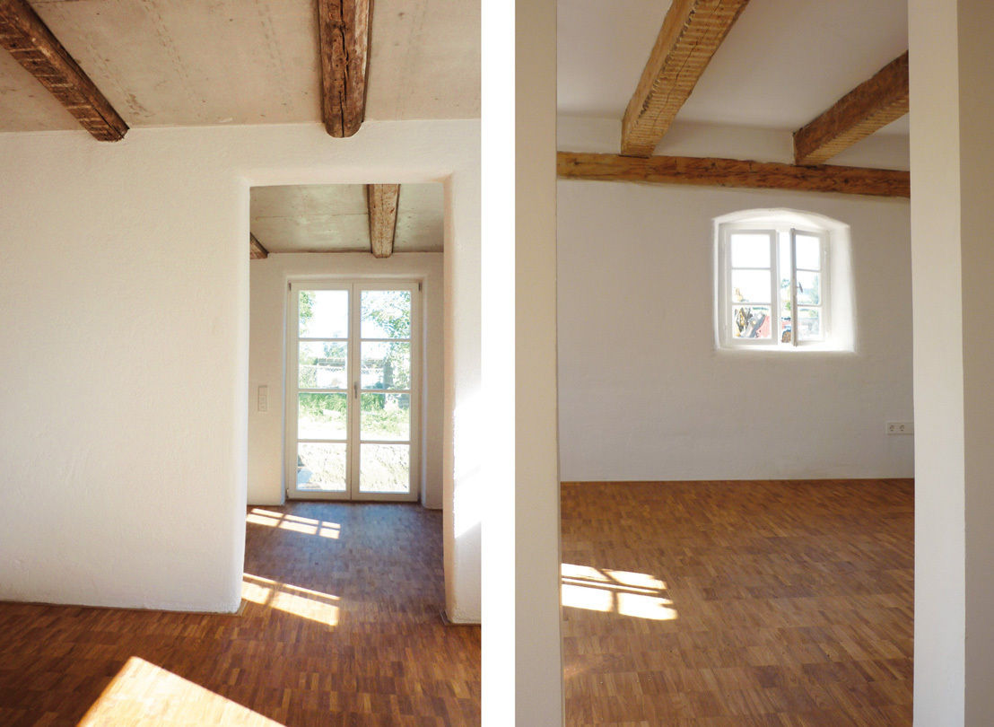 Sanierung und Umbau denkmalgeschütztes Bauernhaus, heidenreich architektur heidenreich architektur Living room