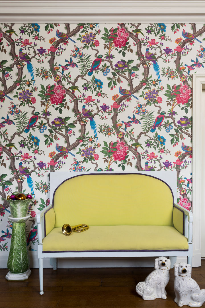 Cole & Son Wallpaper - Mister Smith interiors homify Tropical style walls & floors Wallpaper