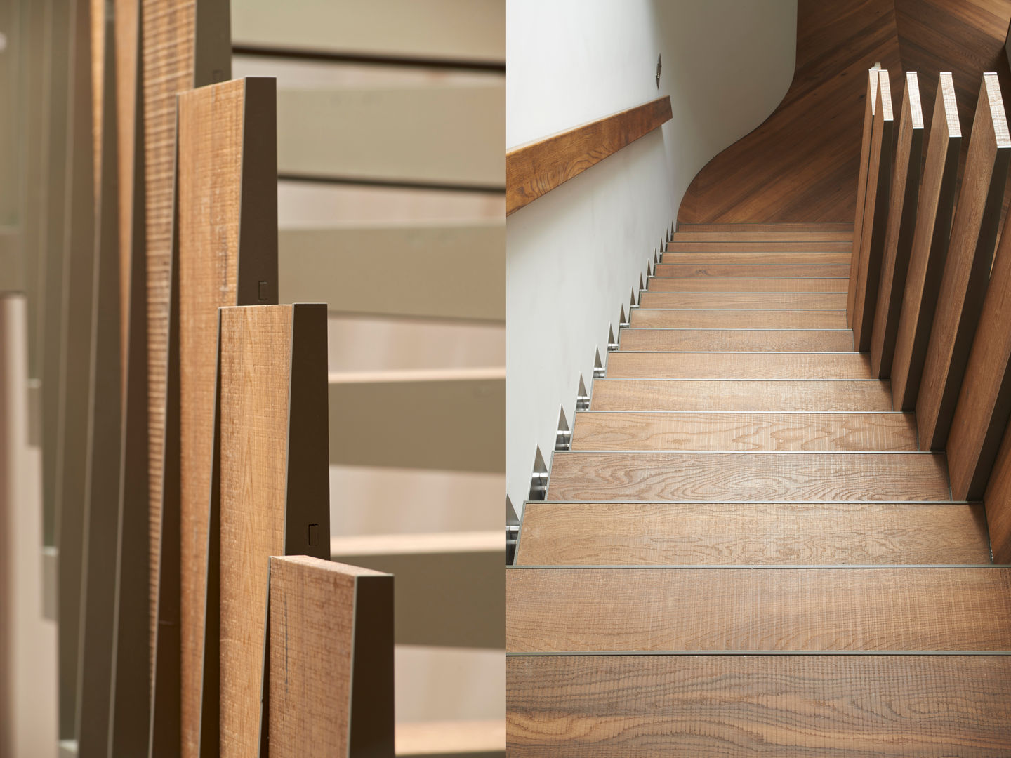 Bespoke Stair Facit Homes Moderner Flur, Diele & Treppenhaus