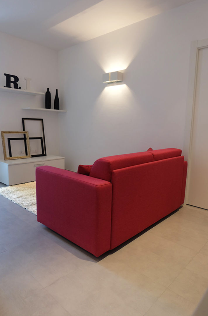 Ristrutturazione appartamenti, Elisa Rizzi architetto Elisa Rizzi architetto Moderne woonkamers