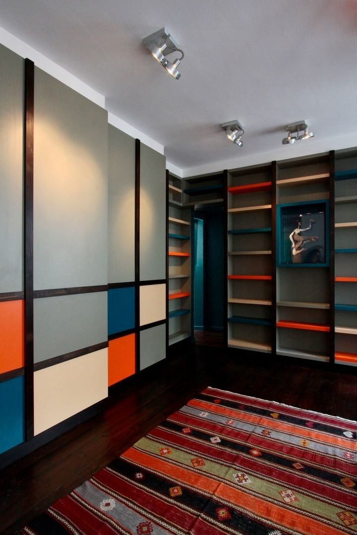 Le projet "Mondrian" , Agence Sophie Auscher Agence Sophie Auscher Livings de estilo moderno