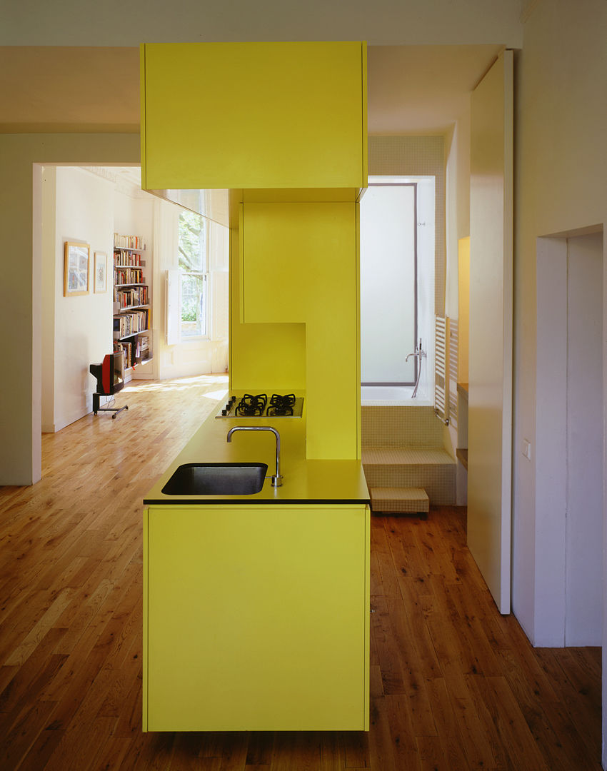 The Yellow Submarine Sophie Nguyen Architects Ltd Modern Kitchen