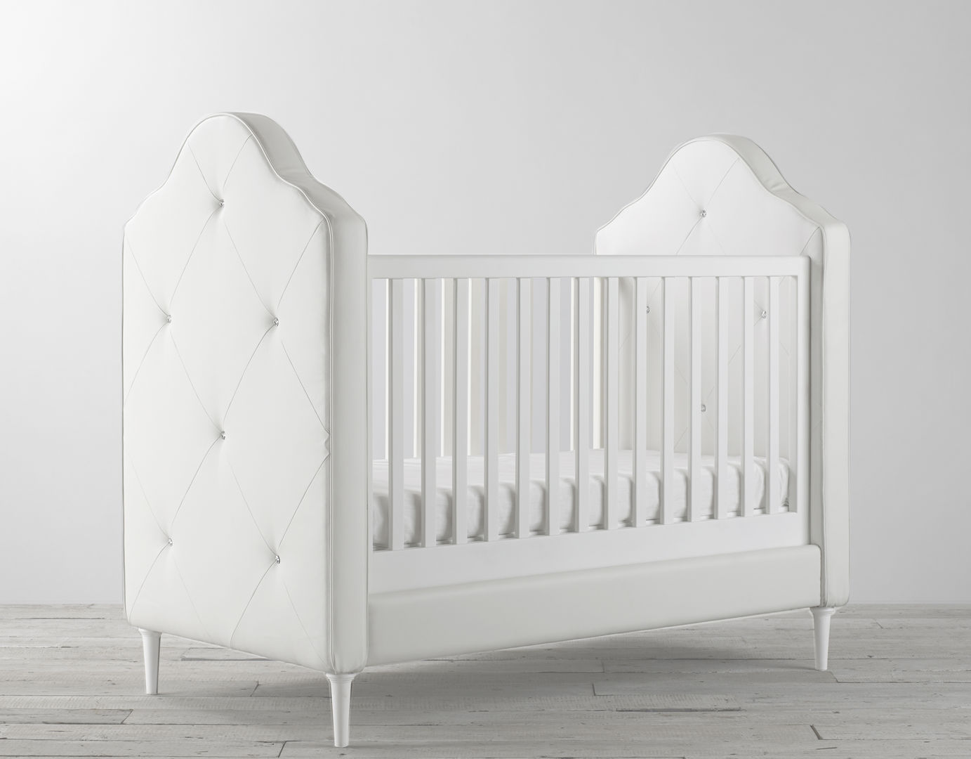 Delphine Cot Bed Custard & Crumble Habitaciones para niños de estilo clásico Camas y cunas