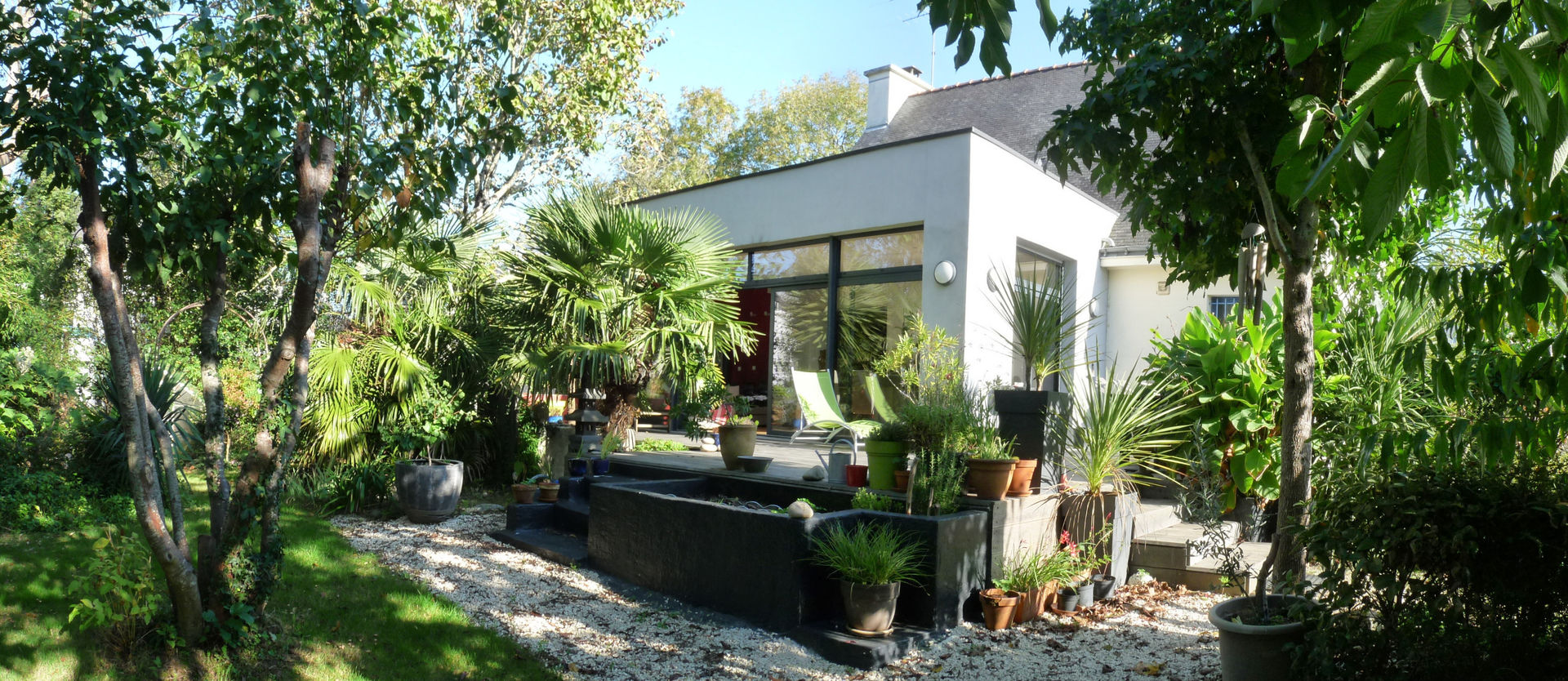 Extension d'une maison à Plescop, BERNIER ARCHITECTE BERNIER ARCHITECTE Modern houses