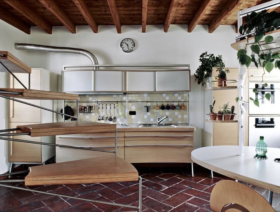 la casa serra, orlandini design sas orlandini design sas Cocinas de estilo ecléctico