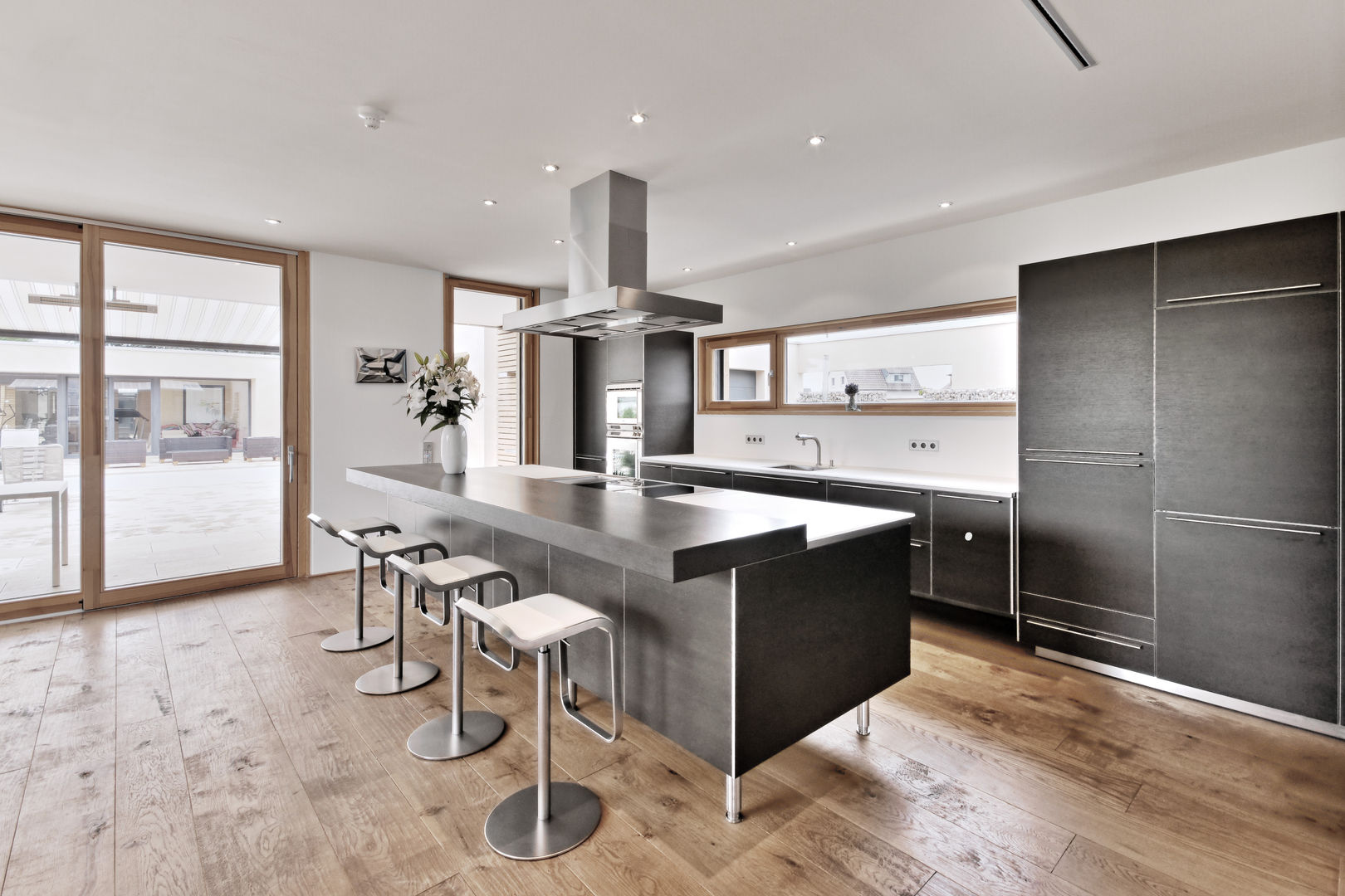 Privathaus Schutterwald, Grossmann Architekten Grossmann Architekten Cucina moderna