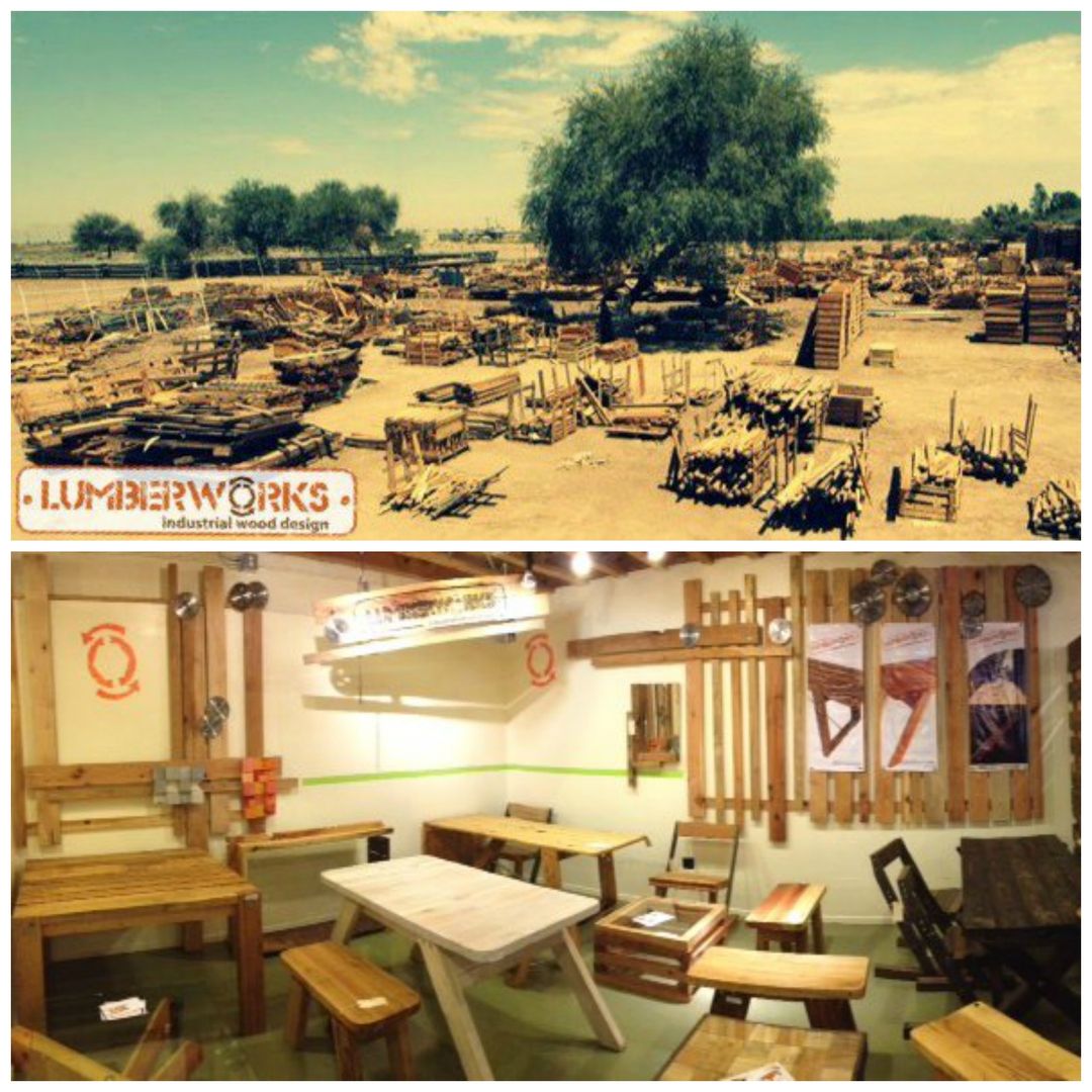 Madera Reutilizada, Lumberworks Lumberworks 商業空間 オフィス＆店