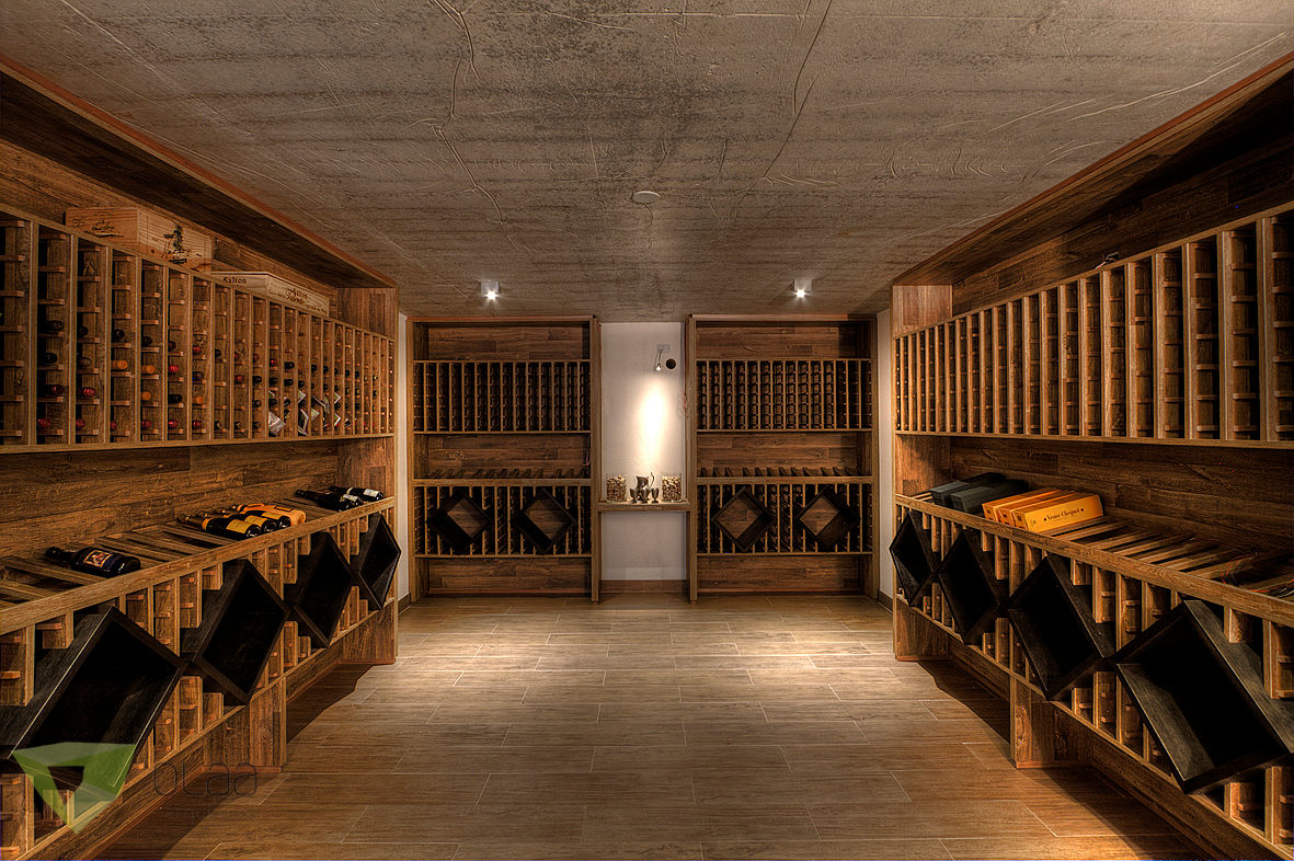 Casa de Campo - Quinta do Lago - Tarauata, Olaa Arquitetos Olaa Arquitetos Rustic style wine cellar