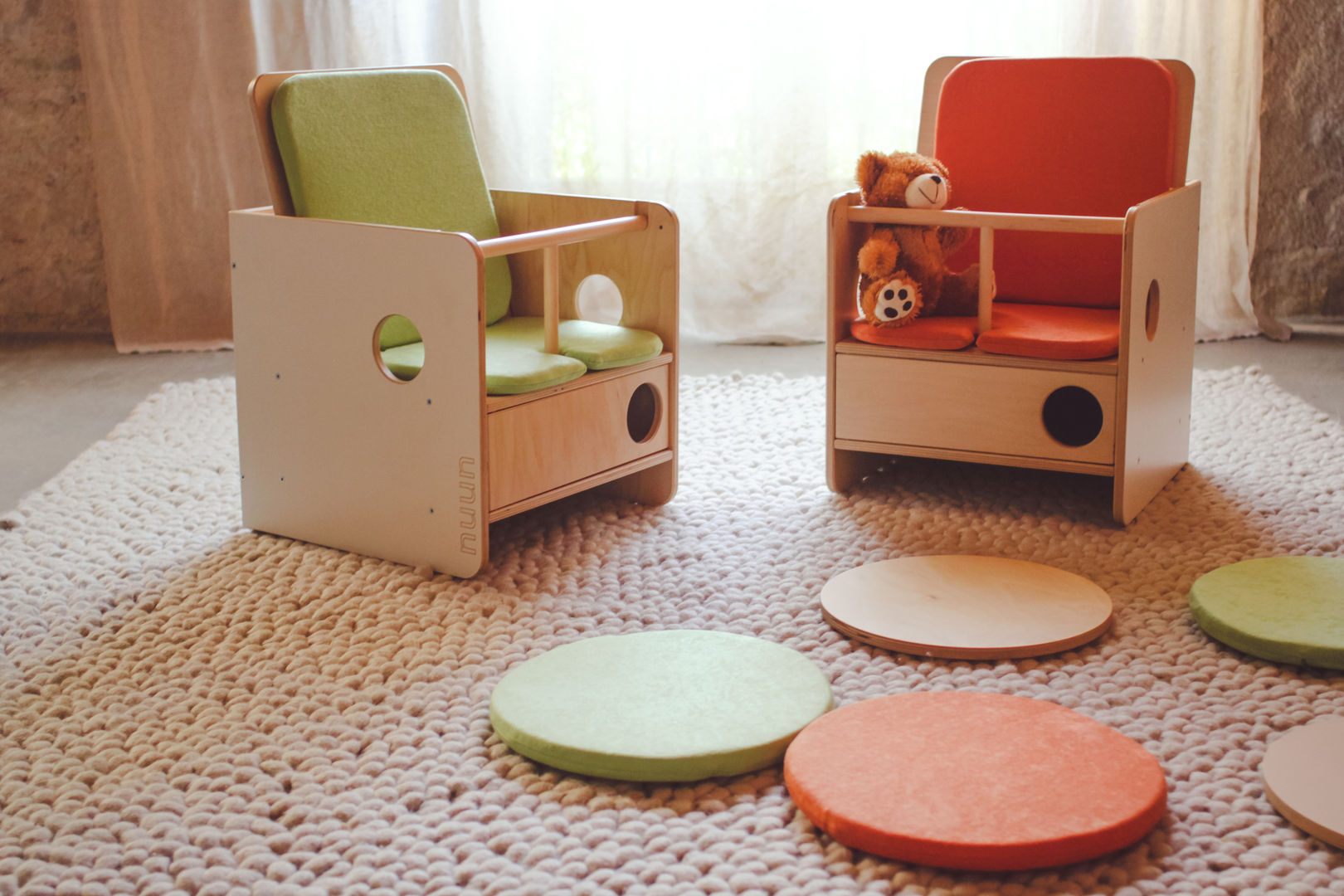 SILLA BEBÉ OSIT, nuun kids design nuun kids design ห้องนอนเด็ก โต๊ะและเก้าอี้