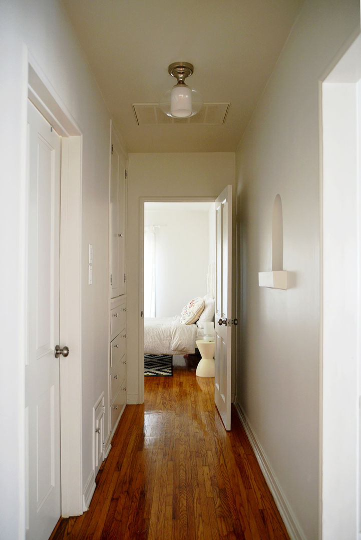 Rejuvenation Project, Los Angeles CA 2014, Erika Winters® Design Erika Winters® Design Eclectic style corridor, hallway & stairs