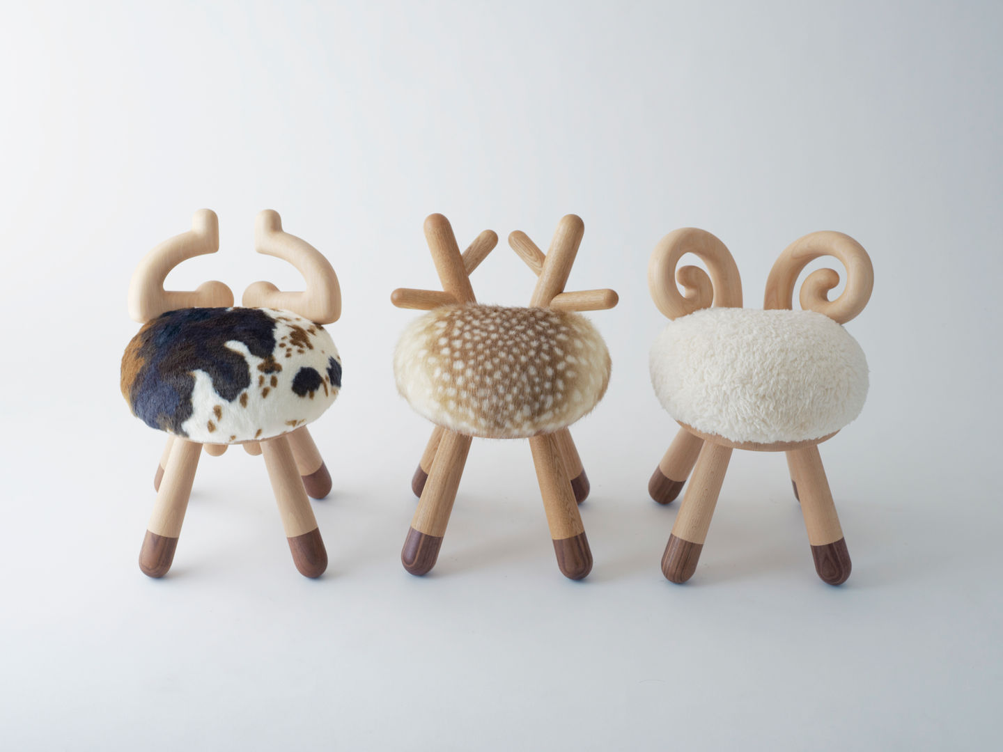 bambi chair / sheep chair / cow chair, kamina&C kamina&C Eklektyczny pokój dziecięcy Biurka i krzesła