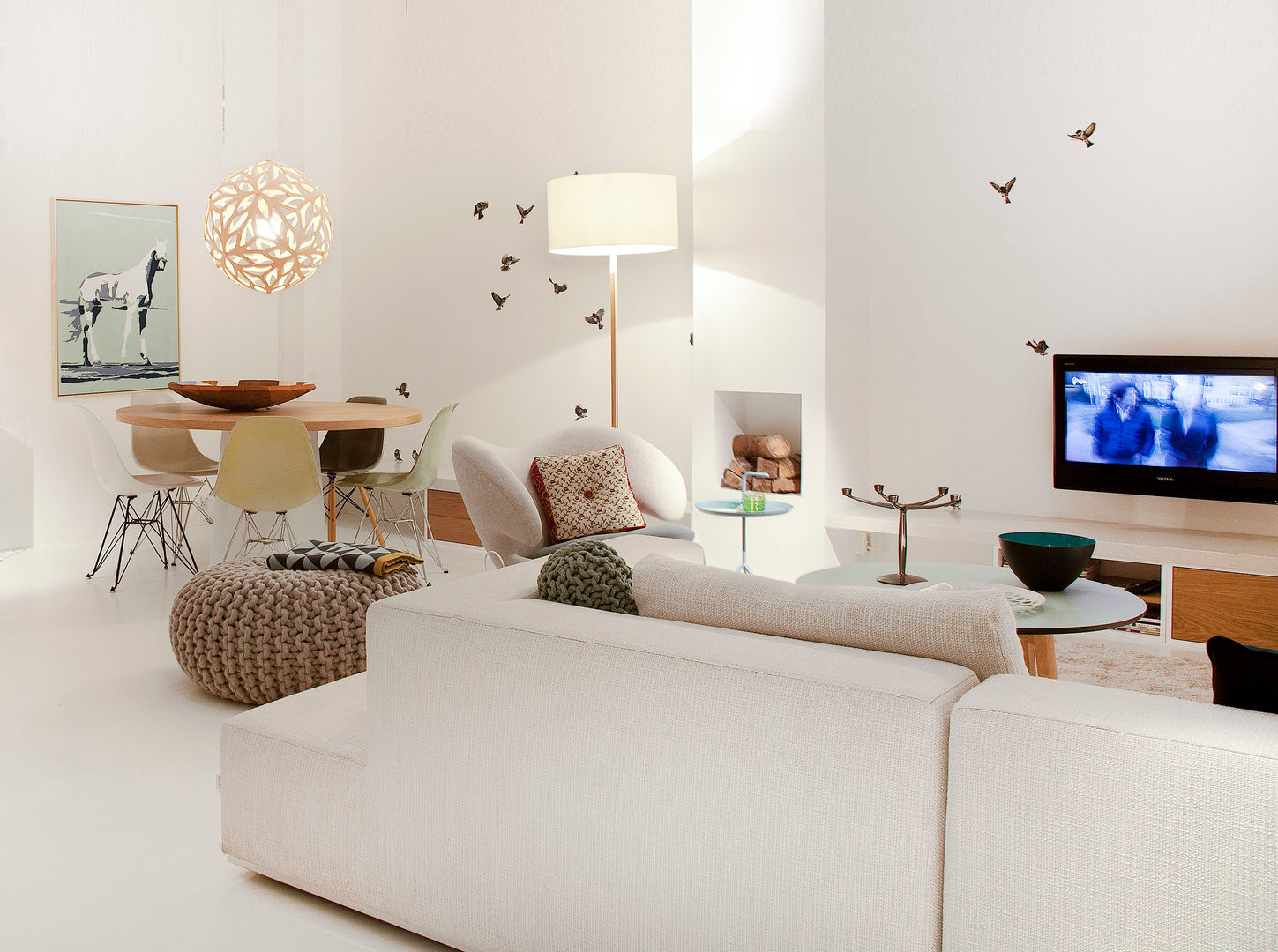 Wallpaper Sparrow, Snijder&CO Snijder&CO Ruang Keluarga Minimalis Accessories & decoration