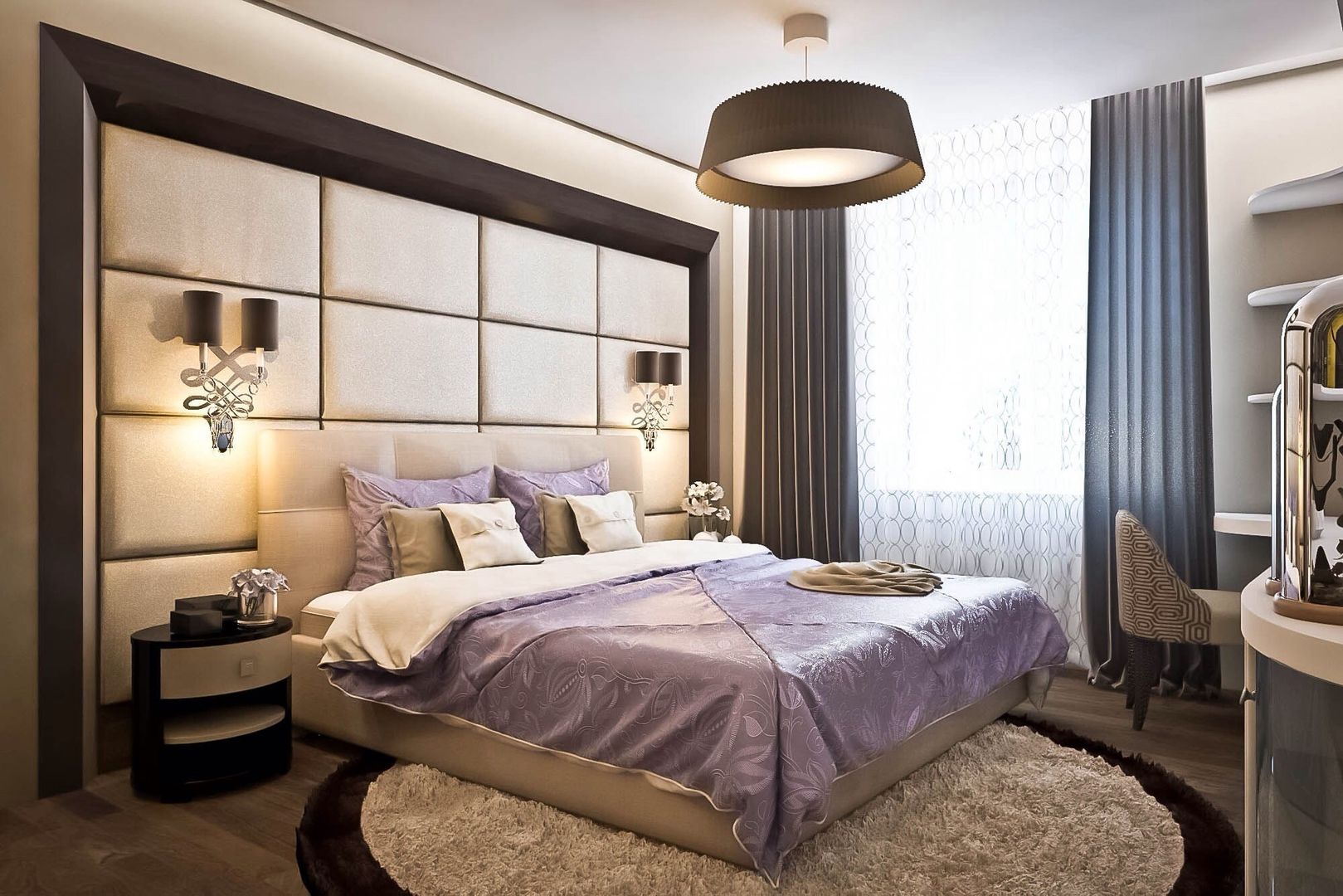 Яркие акценты современных квартир, STONE design STONE design Dormitorios de estilo moderno
