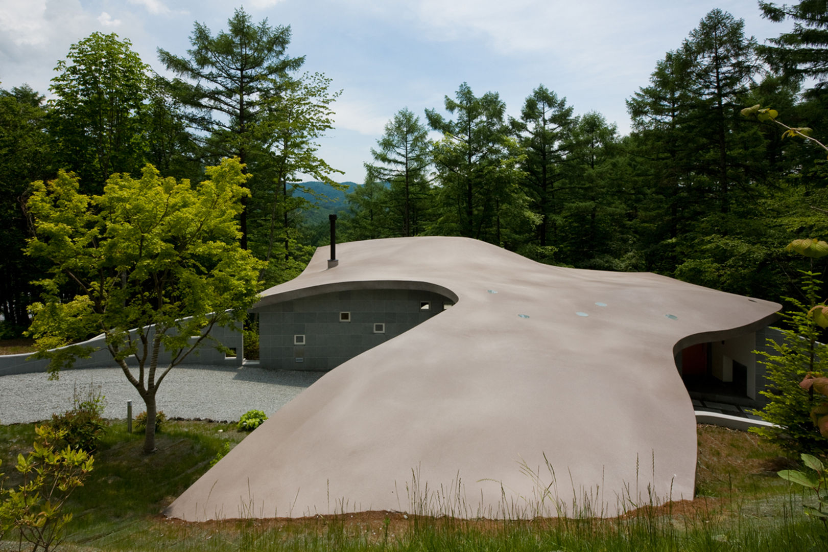 Karuizawa Counterpoint, PODA PODA رووف تراس أسمنت