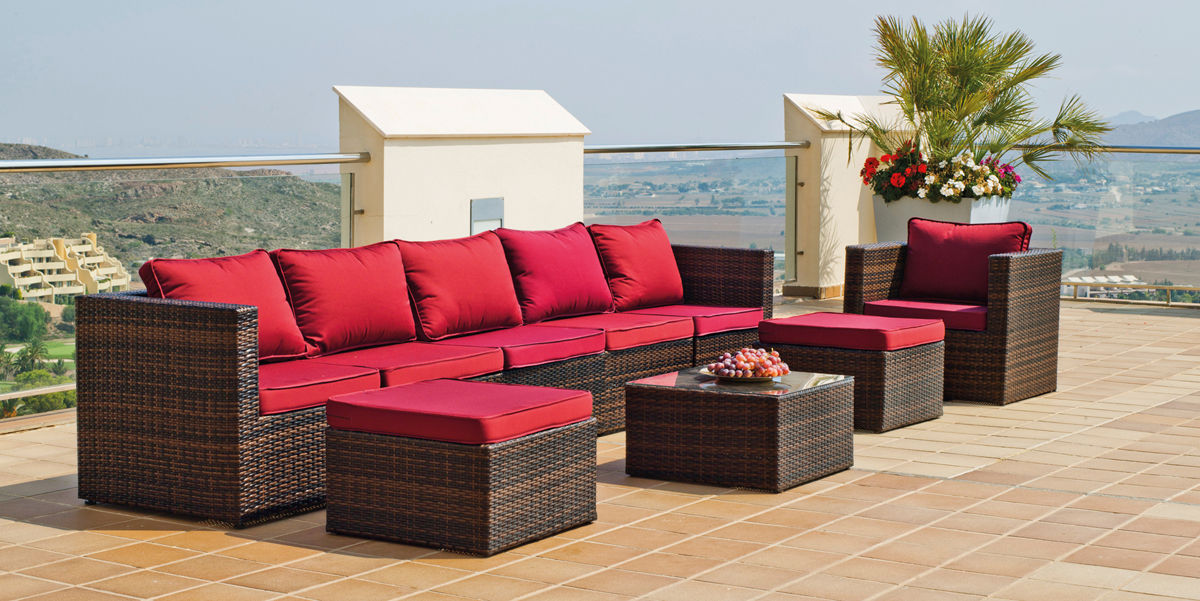 SET ELDER 6, Hevea Hevea Modern garden Furniture