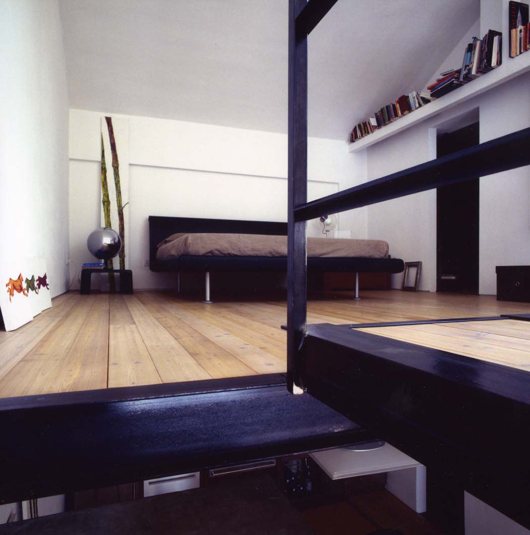 loft gemelli, antonio maria becatti architetto antonio maria becatti architetto Industrial style bedroom