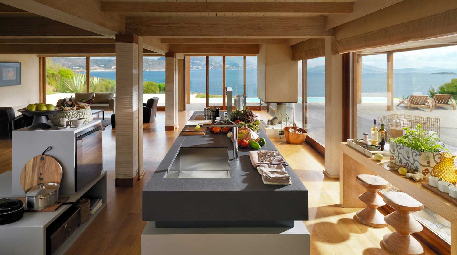 Franke Island FRANKE Cocinas de estilo moderno Mesadas de cocina