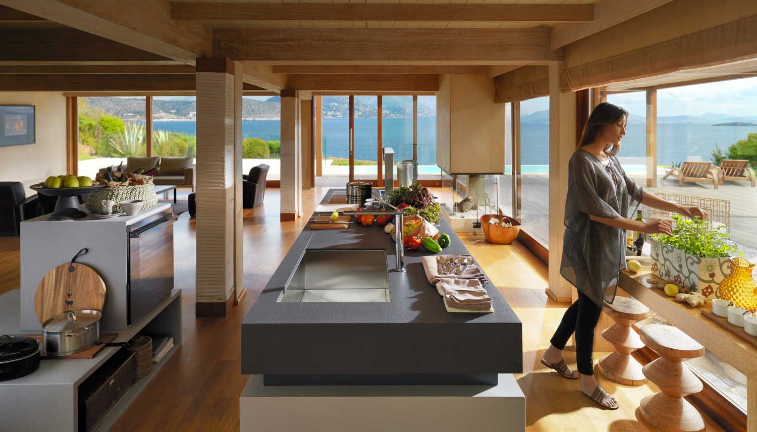 Franke Island, FRANKE FRANKE Cuisine moderne Plans de travail