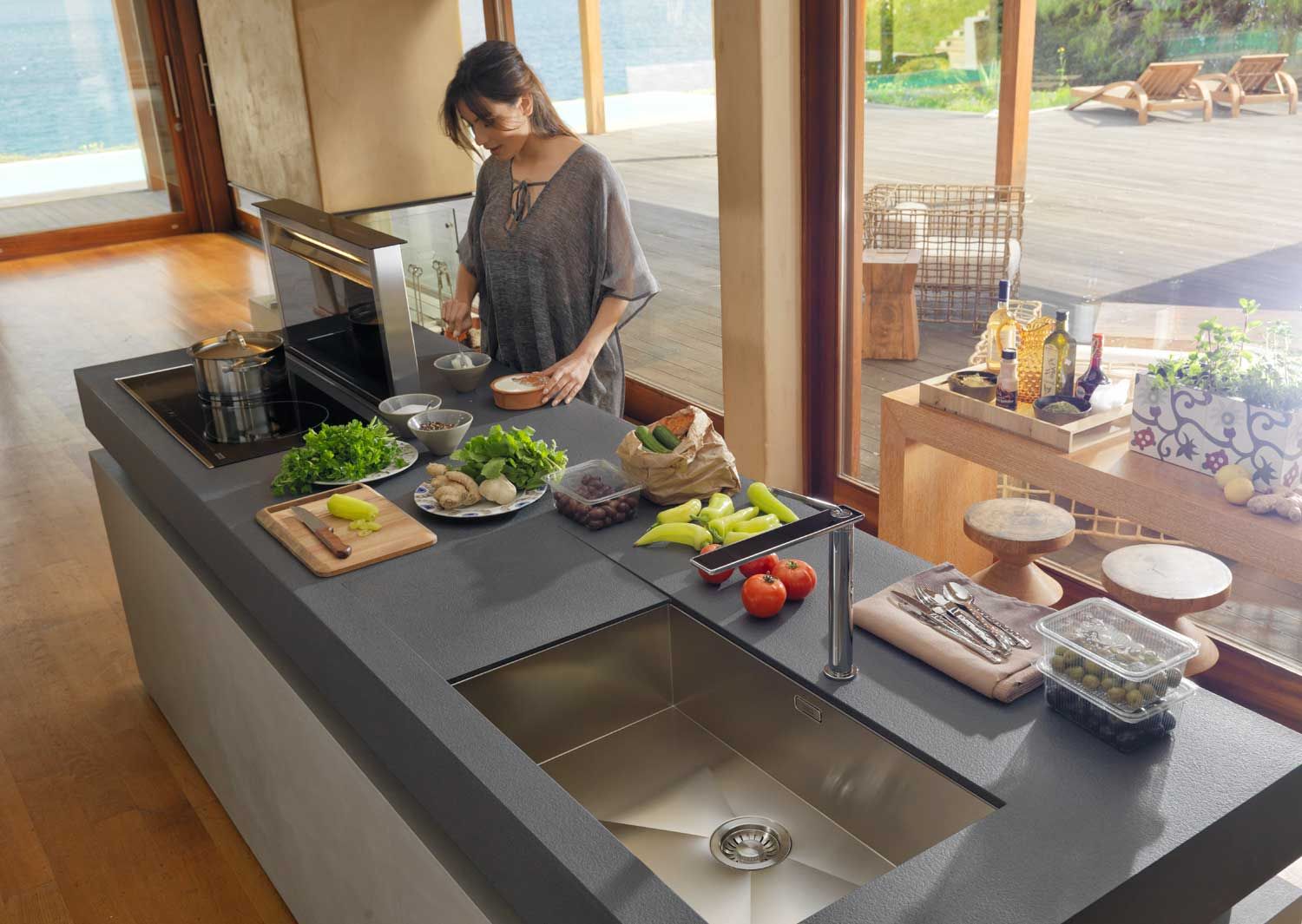 Franke Island, FRANKE FRANKE Kitchen Bench tops