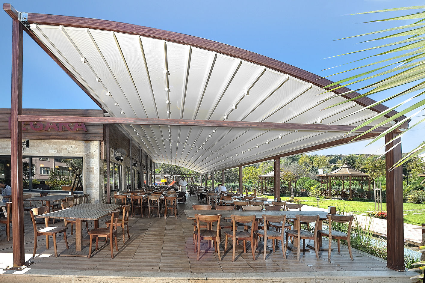 Motorlu Pergola Sistemleri, PERGOLA A.Ş. PERGOLA A.Ş. Commercial spaces Sân bay