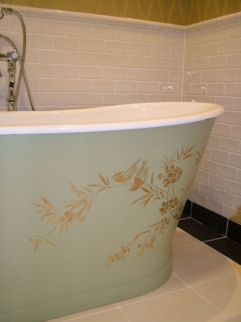 Painted Bath - Perth Carte Blanche Decorative Painters Baños clásicos