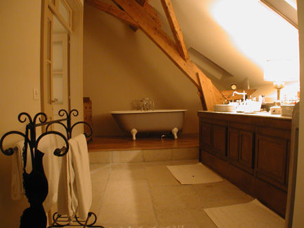 Maison à Bournens, [GAA] GUENIN Atelier d'Architectures SA [GAA] GUENIN Atelier d'Architectures SA Rustic style bathroom