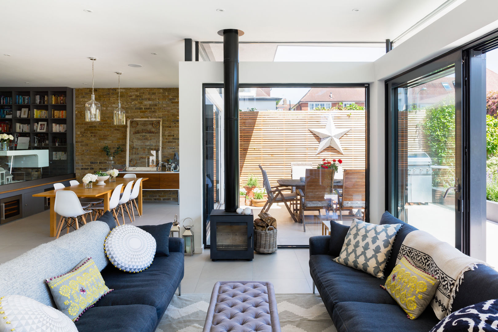 Broadgates Road, Granit Architects Granit Architects Moderne woonkamers