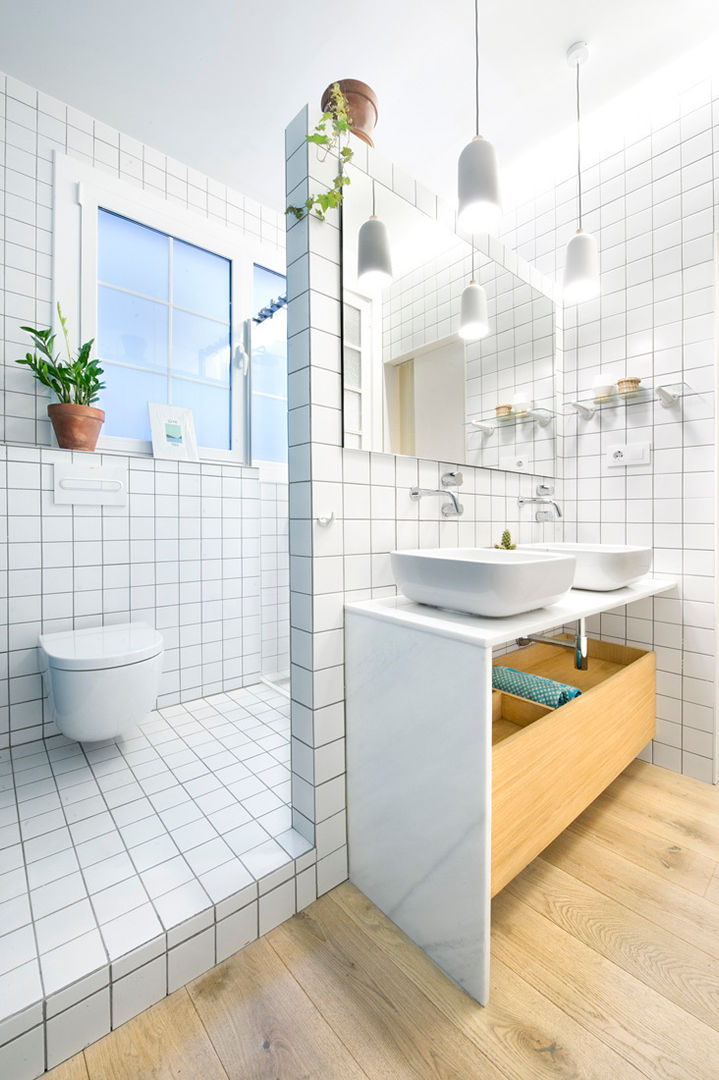 Vivienda en Sant Joan. Barcelona , Egue y Seta Egue y Seta Scandinavian style bathroom