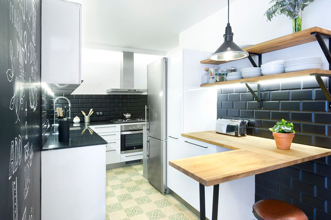 Vivienda en Sant Joan. Barcelona , Egue y Seta Egue y Seta Industrial style kitchen