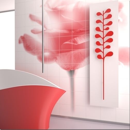 RADIATORI DI DESIGN - YIN CAMELIA, K8 RADIATORI DI DESIGN/ Design Radiators / Designheizkörper/ Radiateur design K8 RADIATORI DI DESIGN/ Design Radiators / Designheizkörper/ Radiateur design Baños de estilo moderno Decoración