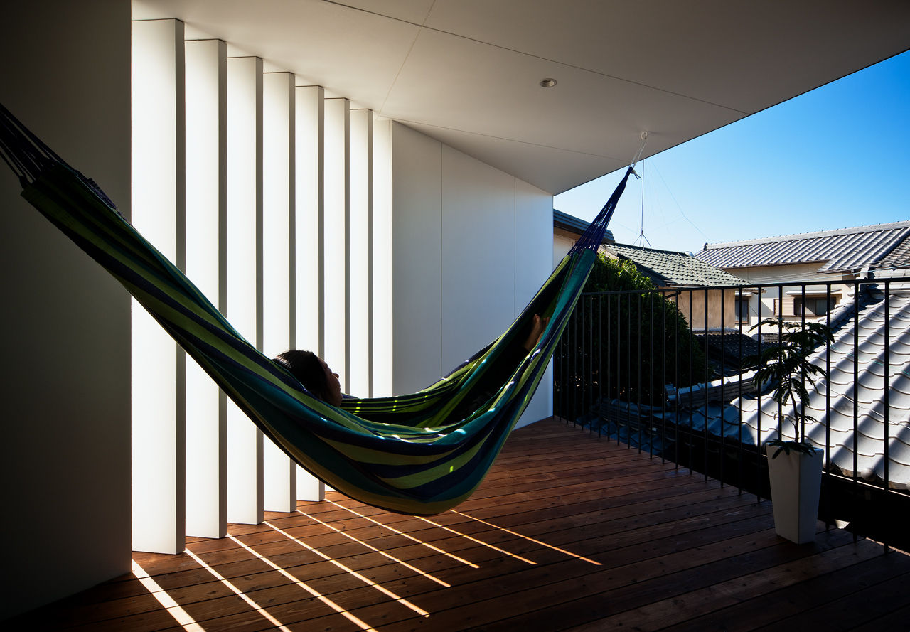 帆居 hammock house, UZU architects UZU architects Scandinavian style gardens