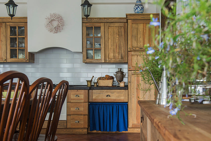 Загородный дом в скандинавском стиле, COUTURE INTERIORS COUTURE INTERIORS Rustic style kitchen