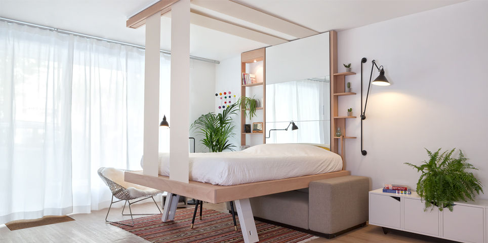 Bed Up Cocoon, DECADRAGES DECADRAGES Dormitorios de estilo ecléctico Camas y cabeceras